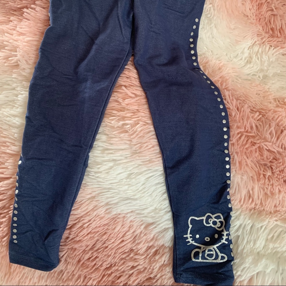 Hello kitty blue leggings